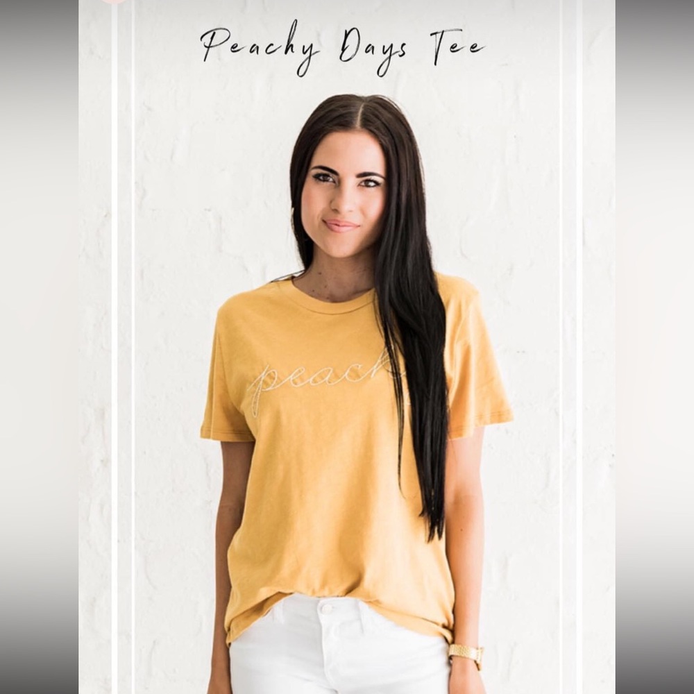 Rachel Parcel RP Everyday Shop Peachy Days Tee